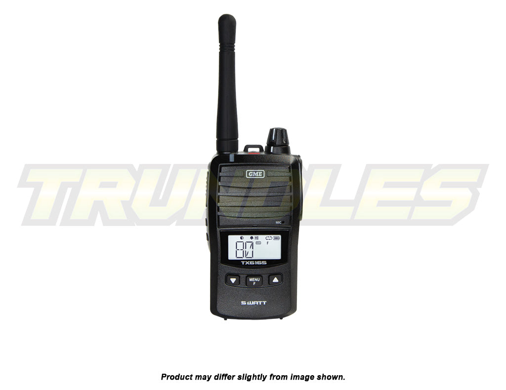 GME TX6165X 5/1 Watt IP67 UHF CB Handheld Radio