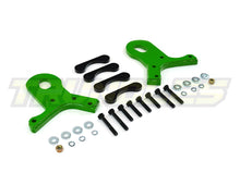 Trundles Heavy Duty Green Tow Point (Pair) to suit Toyota Landcruiser 75 Series 1984-1999