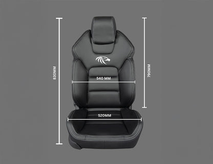 Huracan Black Leather Premium Touring Seats