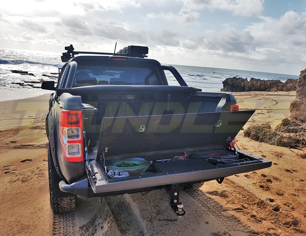 Huracan Tailgate Storage Solution to suit Ford Ranger PX2/3 with Reversing Camera 2011-2018