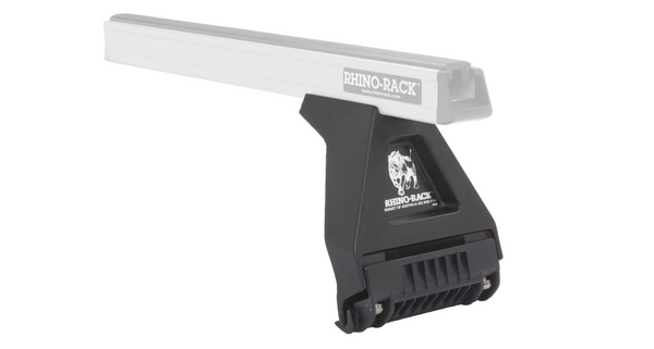 Rhino Rack Black Sportz 1-Bar System with RL150 Legs to suit Toyota Landcruiser 79 Series Single Cab 2007-Onwards