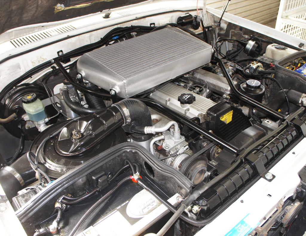 HPD Top Mount Intercooler Kit (Series 2) to suit Toyota Landcruiser 80 Series 1HDFT (24V) 1990-1998
