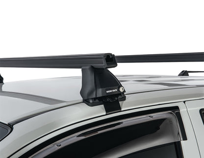 Rhino Rack Heavy Duty 2500 Black 2 Bar Roof Rack to suit Toyota Hilux N70/KUN26 2005-2015