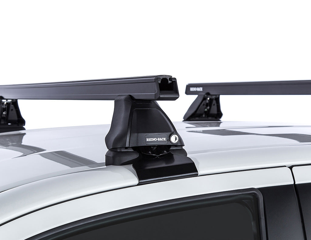 Rhino Rack Heavy Duty 2500 Black 2-Bar Roof Rack to suit Toyota Hilux 2015-Onwards