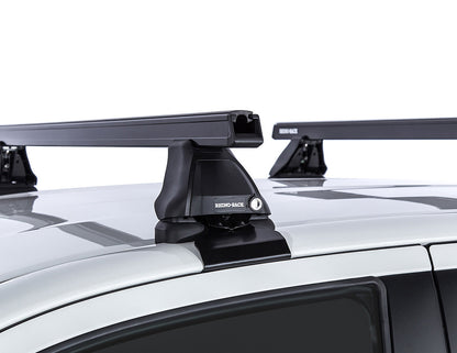 Rhino Rack Heavy Duty 2500 Black 2-Bar Roof Rack to suit Toyota Hilux 2015-Onwards