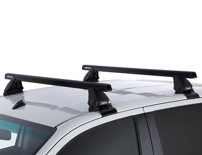 Rhino Rack Heavy Duty 2500 Black 2-Bar Roof Rack to suit Toyota Hilux 2015-Onwards