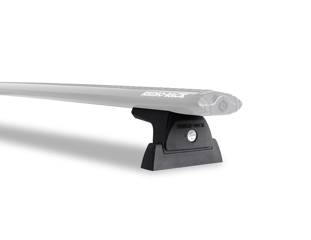 Rhino Rack Black Sportz 2-Bar Roof Rack with RLT600 Legs to suit Toyota Hilux N70/KUN26 2005-2015