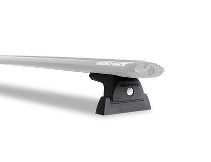 Rhino Rack Black Sportz 2-Bar Roof Rack with RLT600 Legs to suit Toyota Hilux N70/KUN26 2005-2015