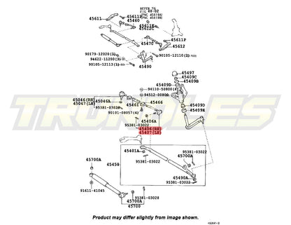 TRW Inner Tie Rod End to suit Toyota Hilux/Surf 1983-1997