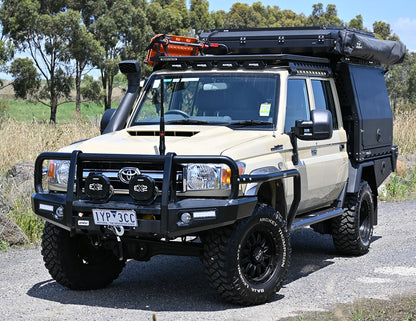 Jungle 4x4 Bull Bar Combo Deal to suit Toyota Landcruiser 70 Series 2012-2024