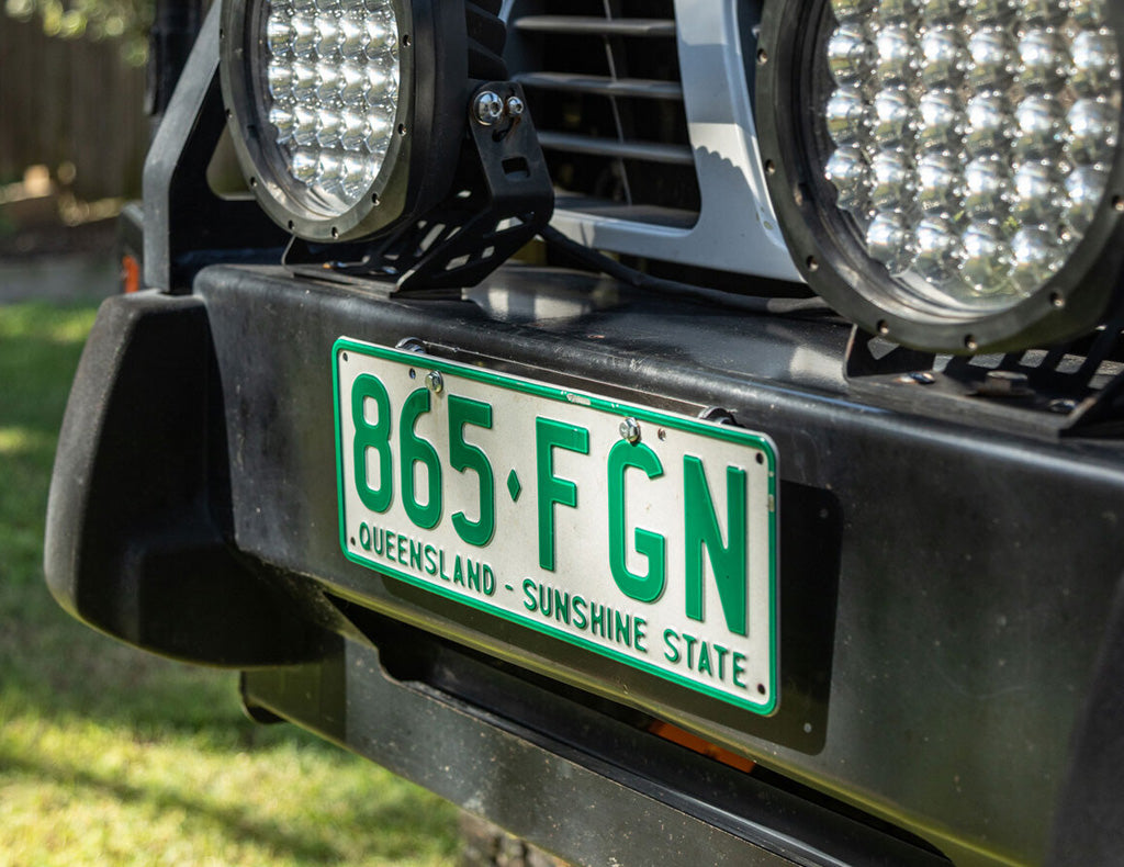 Kaon Flip-Up Number Plate Mounting Bracket