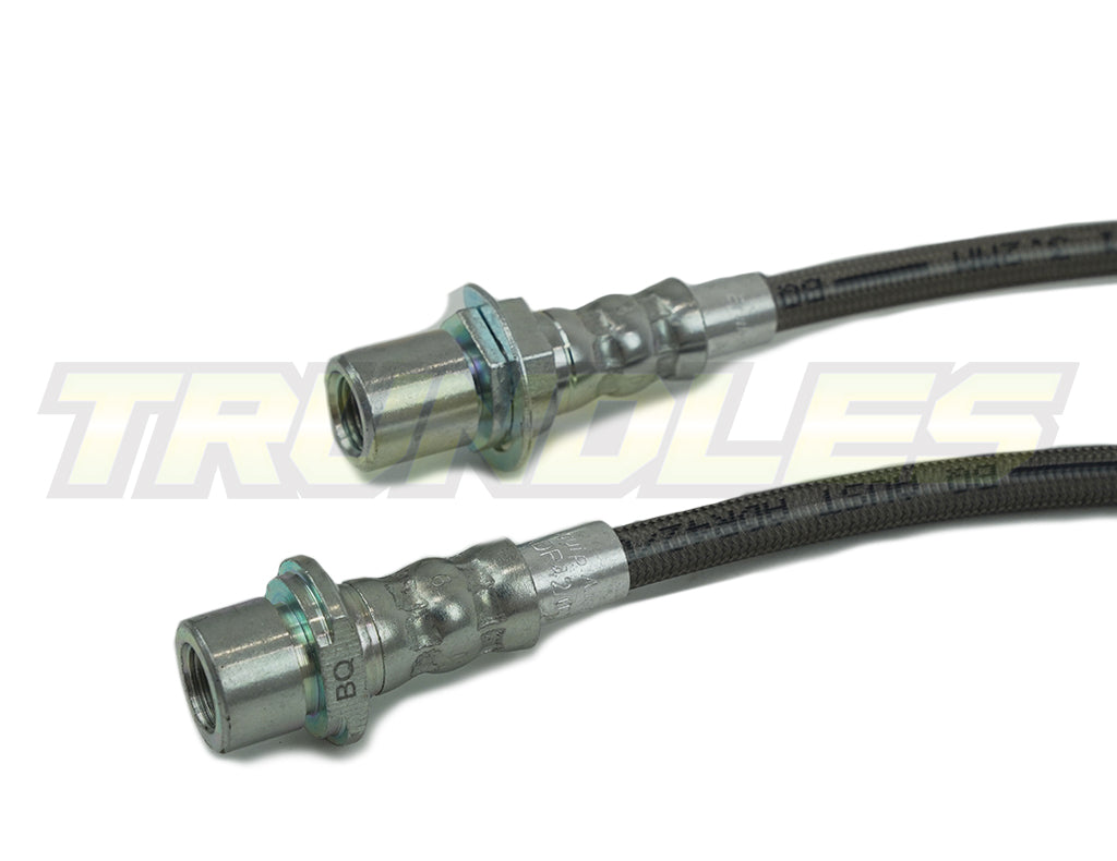 Trundles Extended Braided Rear Dual Brake Hoses to suit Toyota Hilux N70/KUN26 (VSC Models) 2005-2015