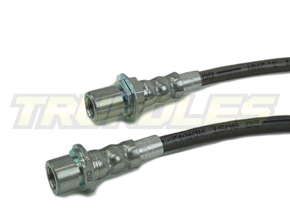 Trundles Extended Braided Rear Dual Brake Hoses to suit Toyota Hilux N70/KUN26 (VSC Models) 2005-2015
