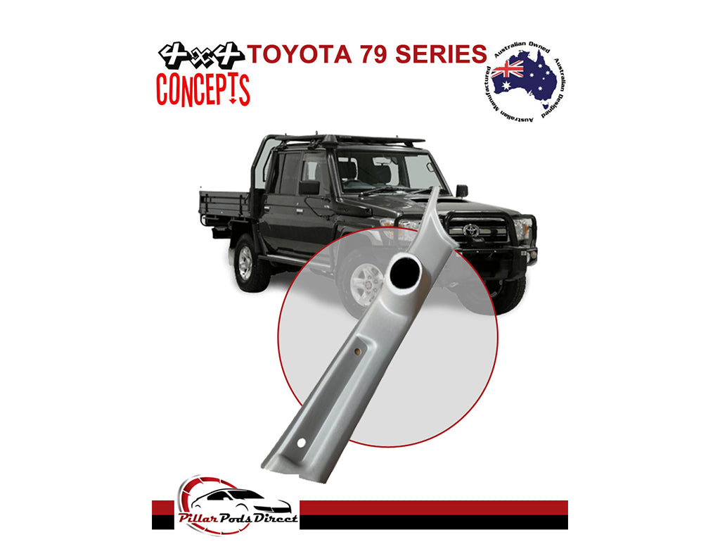 4x4 Concepts Single/Double Pillar Pod (52mm Gauge) to suit Toyota Landcruiser 79 Series 2016-Onwards