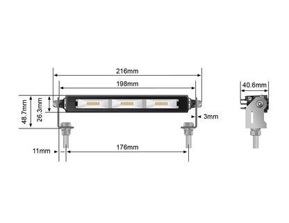 STEDI Micro V2 7.8" 12 LED Flood Light (5700K)