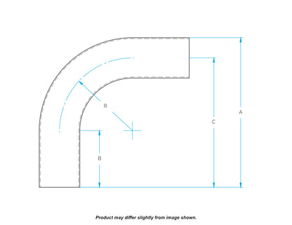 Ultibend 90° Stainless Steel Bend - Long Radius