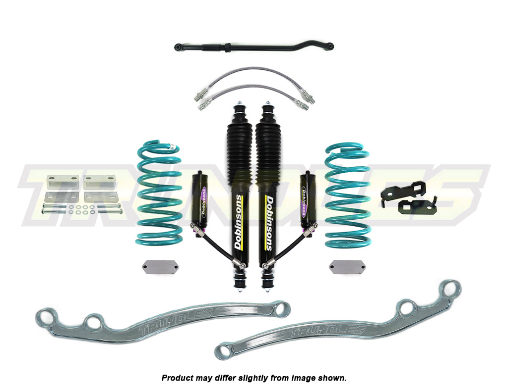 Dobinsons MRA Front Lift Kit to suit Toyota Landcruiser 76 Series Wagon 2007-Onwards