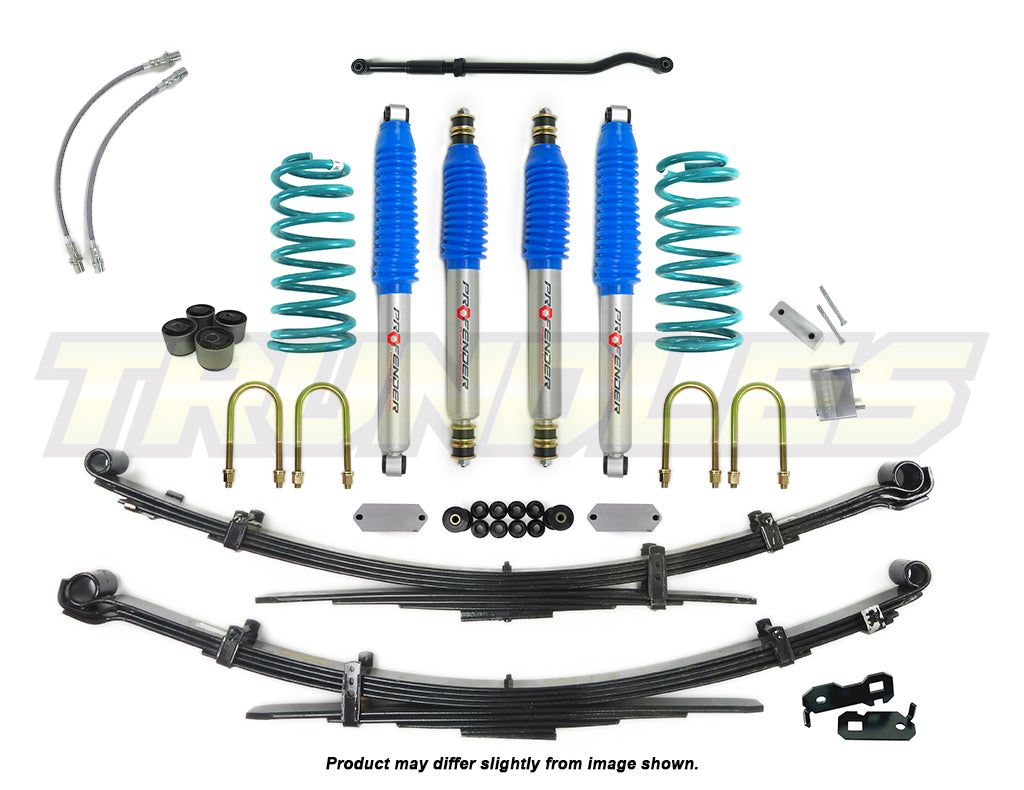 Profender 75mm Gas Lift Kit to suit Toyota Landcruiser 76 Series Wagon 2009-Onwards