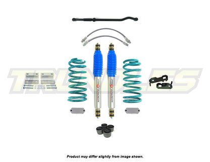 Profender Gas Front Lift Kit to suit Toyota Landcruiser 76 Series Wagon 2007-Onwards