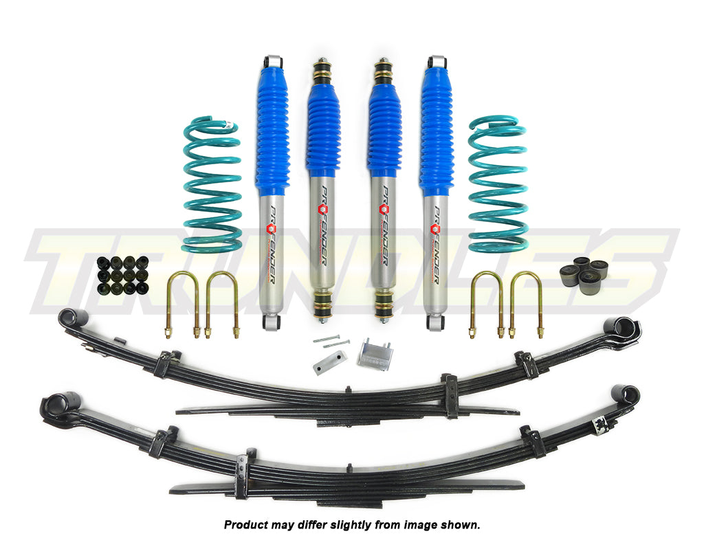 Profender 45mm Gas Lift Kit to suit Toyota Landcruiser 78 Series Troop 1999-Onwards