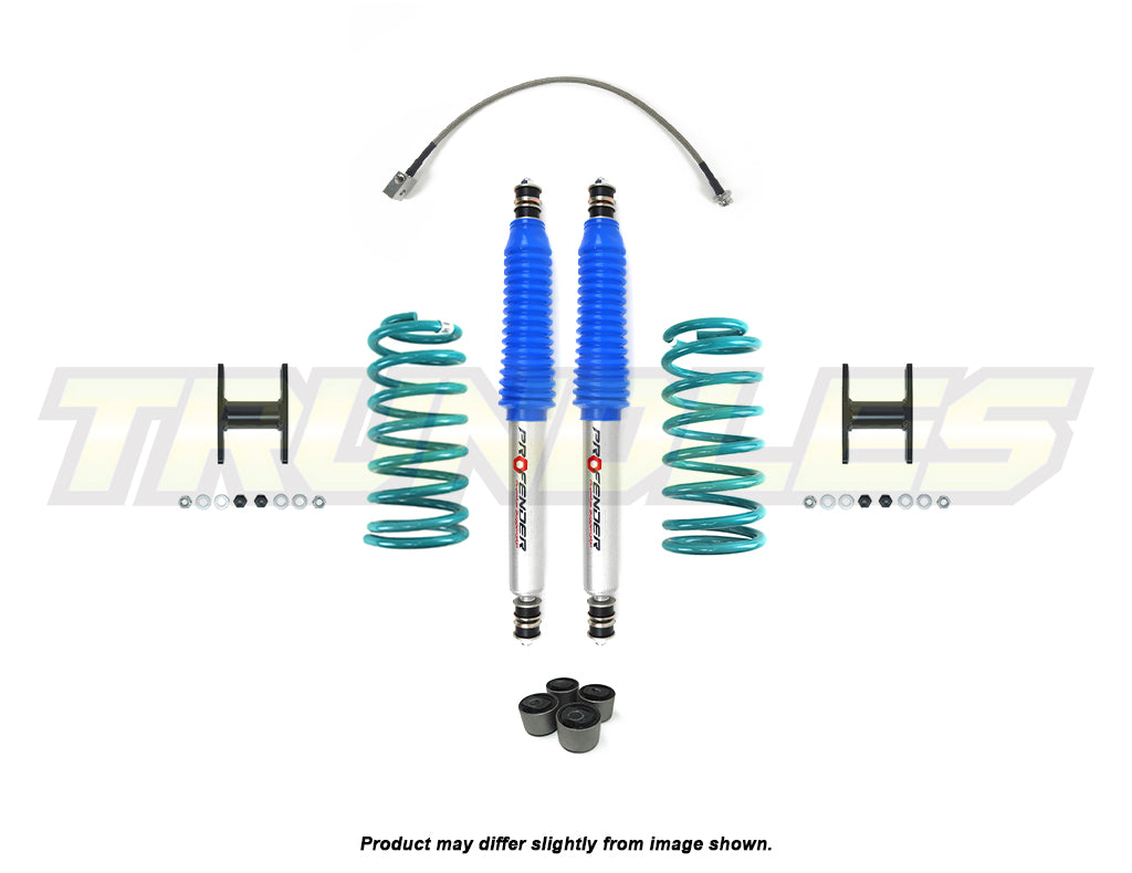 Profender Gas Front Lift Kit to suit Toyota Landcruiser 80/105 Series 1990-2007 (Non-ABS Models)