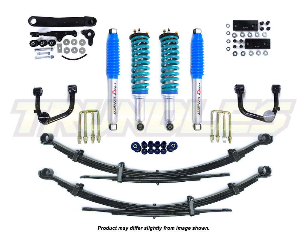 Profender 75mm Gas Lift Kit to suit Toyota Hilux N70 KUN26 2005-2015