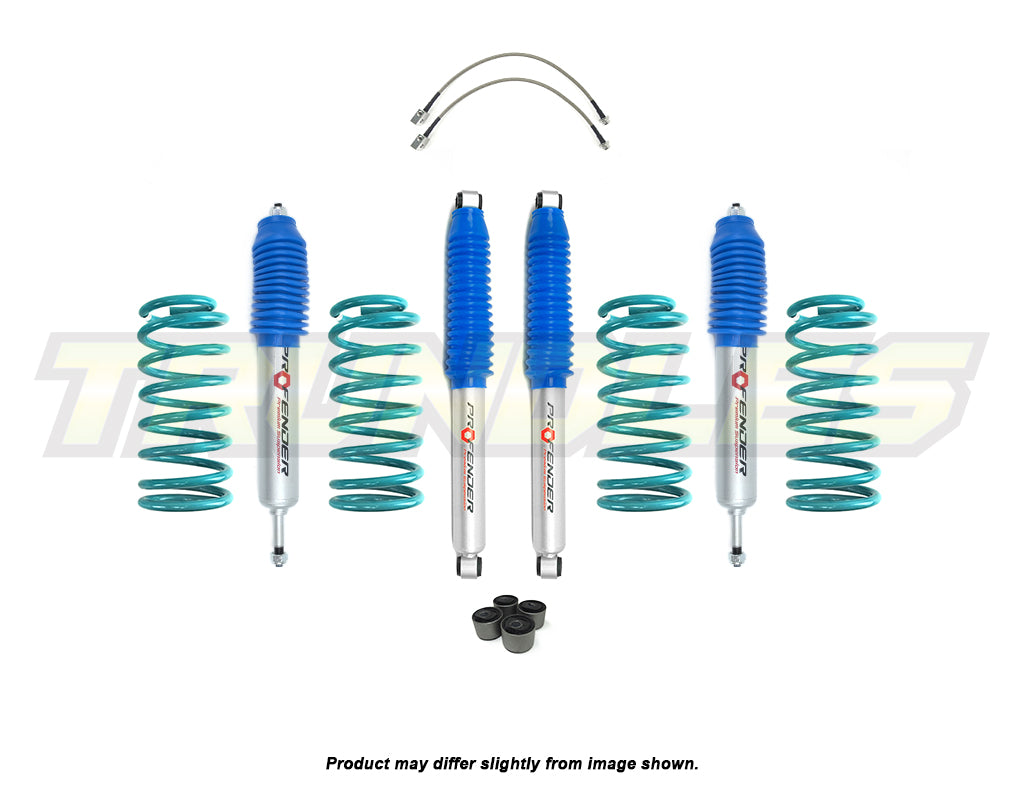 Profender 75mm Gas Lift Kit to suit Nissan Patrol Y60 SWB 1987-1998 (Diesel Engines)