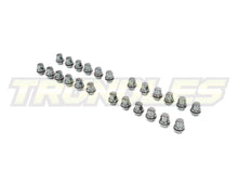 Wheel Nut Pack (24) - M12 x 1.25 Wheel Nut (Shank & Washer) - CHROME