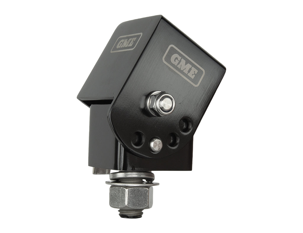 GME Fold-Down Antenna Mounting Bracket - Black - MB042B