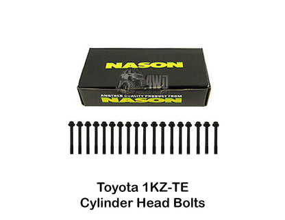 Nason Cylinder Head Bolts to suit Toyota Hiace/Hilux KZH100 / KZH106 / KZN130 / KZN165 / KZN185 1KZ/1KZ-TE Engines