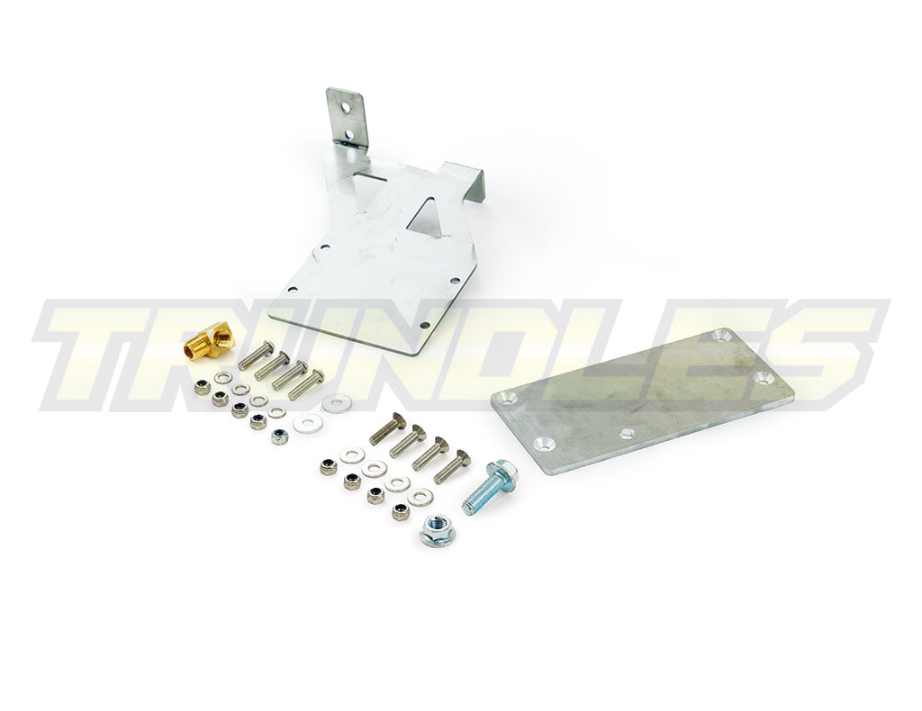 Polyair Module Bracket & Compressor Mount Kit to suit Toyota Landcruiser 70 Series VDJ 1999-Onwards