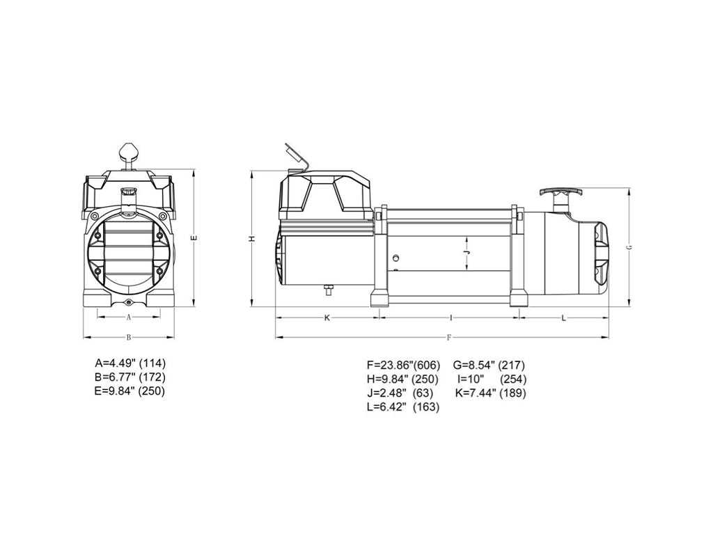 Novawinch - Electric Winch PRO12500