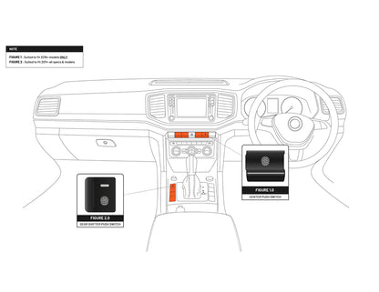 STEDI Push Switch to suit Volkswagen Amarok 2016-2022