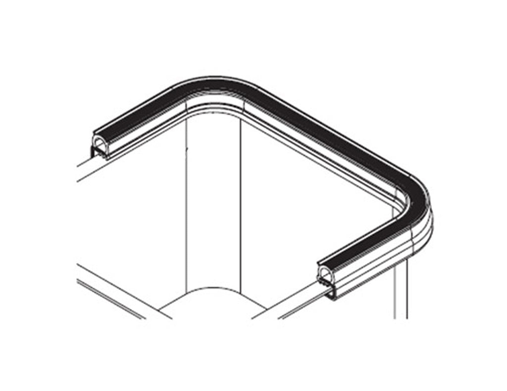 Universal Rubber Pinchweld Side Bulb Door Seal