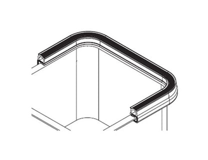 Universal Rubber Pinchweld Side Bulb Door Seal