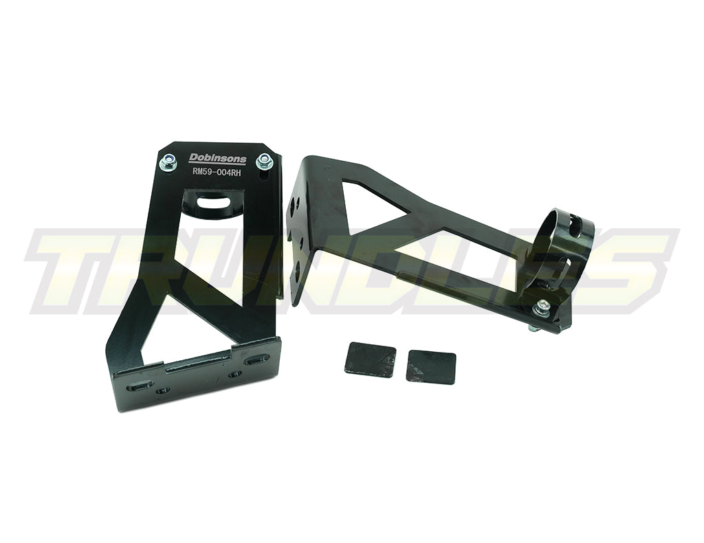 Dobinsons Remote Reservoir Mounting Bracket Kit to suit Front MRA Shock Absorbers - Toyota Hilux N80 2015-Onwards