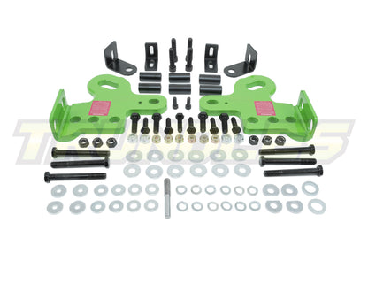 Trundles Heavy Duty Green Tow Point (Pair) to suit Toyota Hilux N70 & N80 2005-Onwards