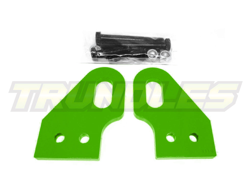 Trundles Heavy Duty Green Tow Point (Pair) to suit Toyota Landcruiser Prado 120 Series 2003-2009