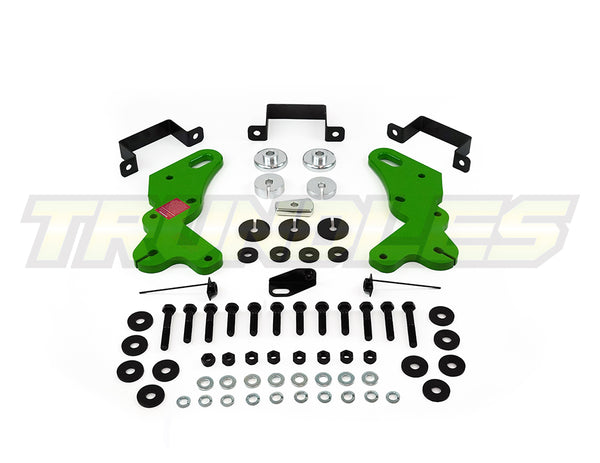 Trundles Heavy Duty Green Tow Point (Pair) to suit Mitsubishi Triton MR 2015-2023