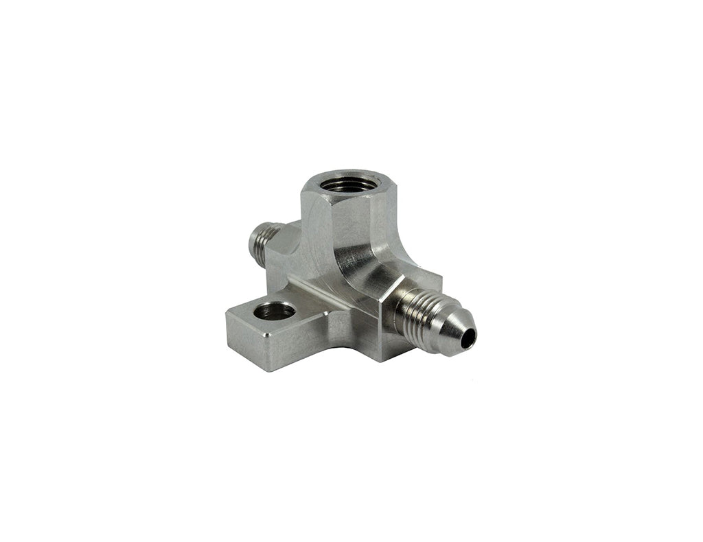 Speedflow Steel -3 Brake Switch Tee with 1/8