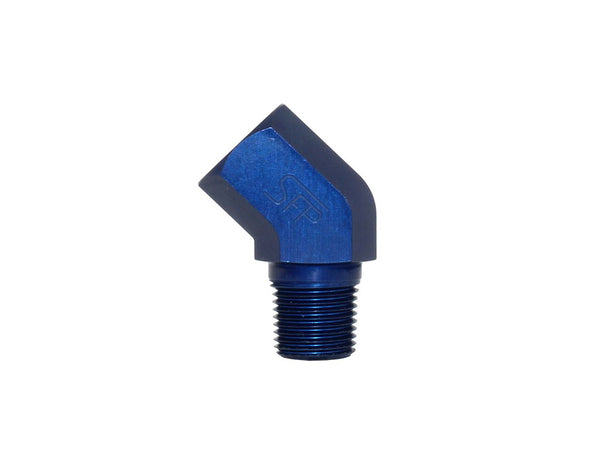 Speedflow NPT Male to Female 45° Adaptor