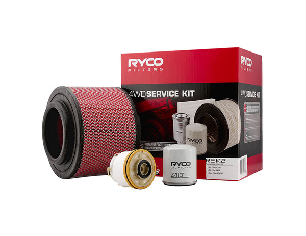 Ryco 4WD Service Filter Kit to suit Toyota Hilux N70 2005-2015