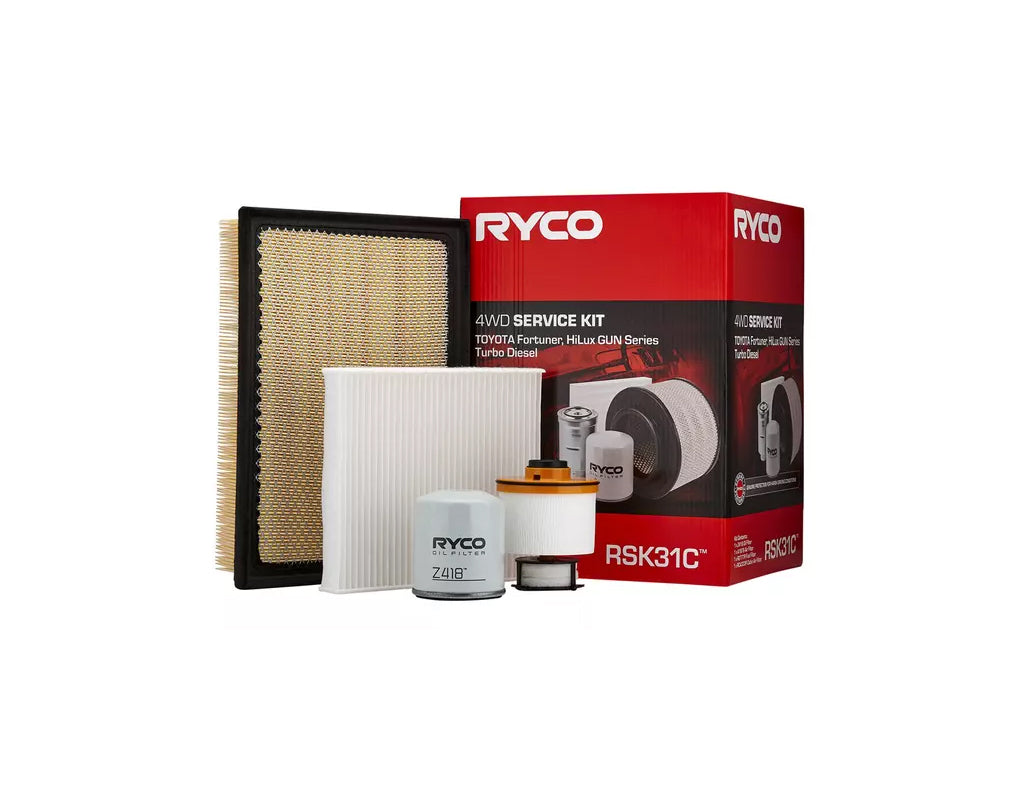 Ryco 4WD Service Filter Kit to suit Toyota Hilux N80 2015-Onwards