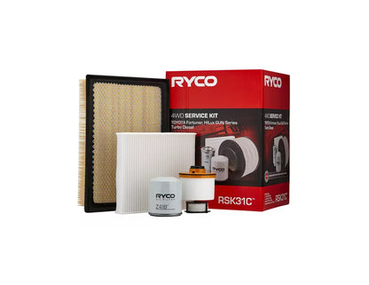 Ryco 4WD Service Filter Kit to suit Toyota Hilux N80 2015-Onwards