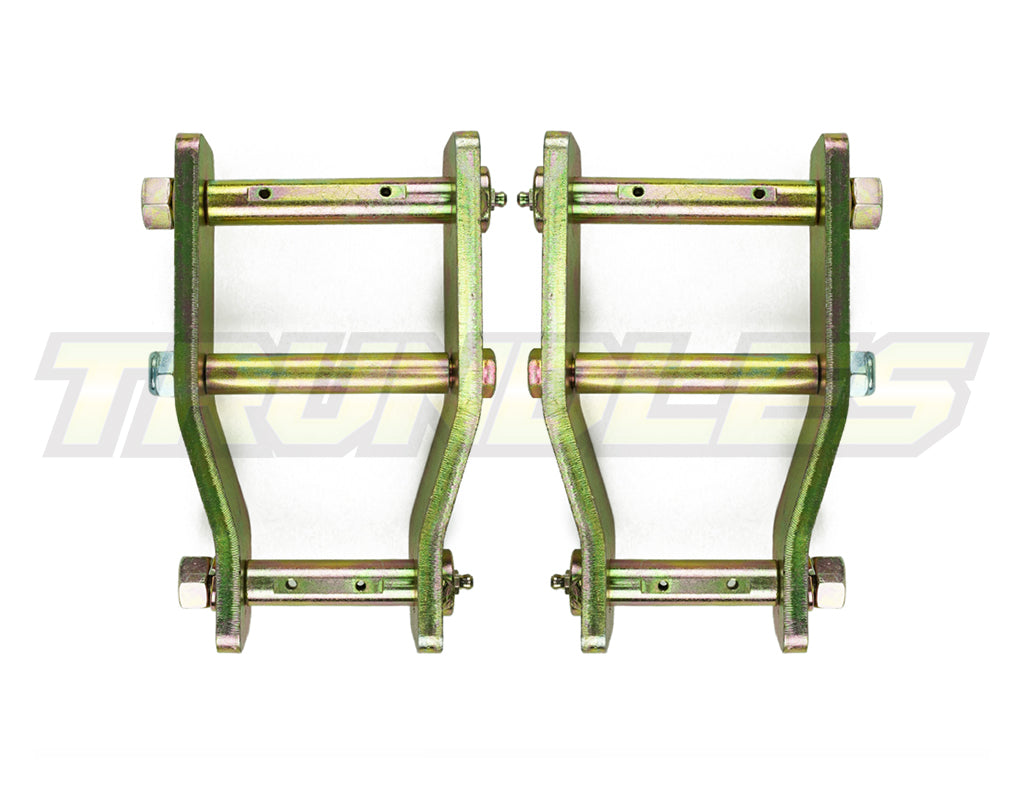 Dobinsons 25mm Lift Extended Rear Shackles to suit Toyota Hilux N70 2005-2015