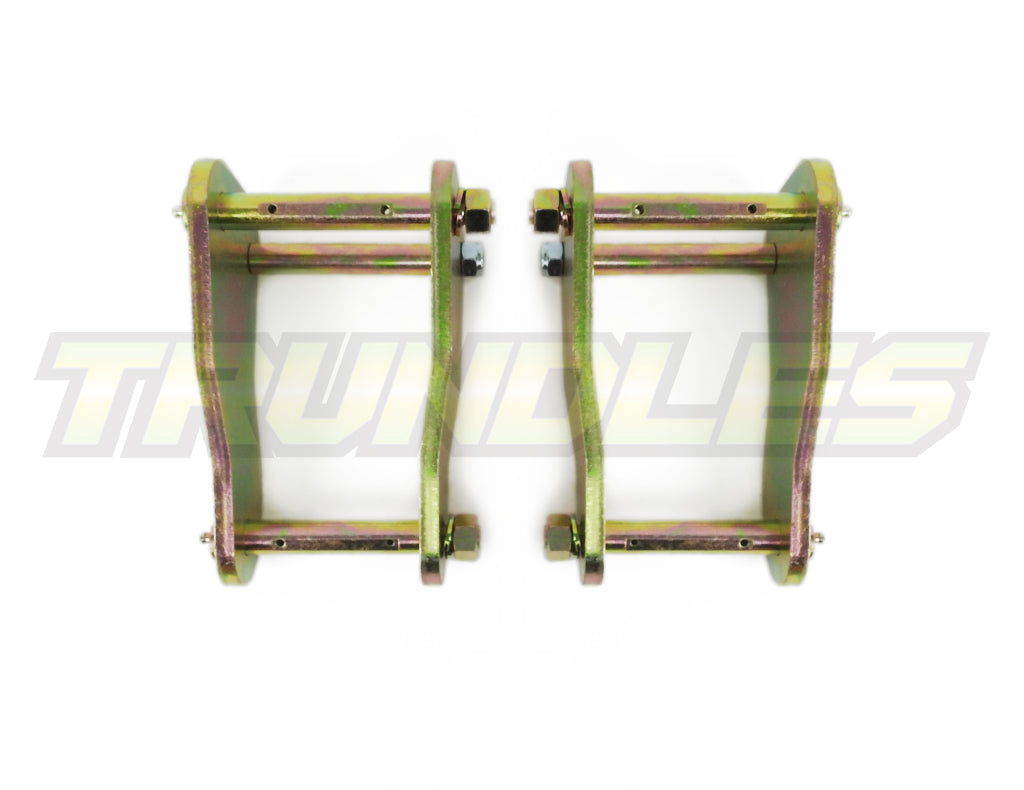 Dobinsons 25mm Lift Extended Rear Shackles to suit Toyota Landcruiser 76 Series 2007-Onwards