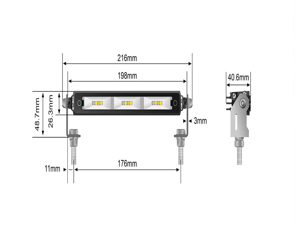 STEDI Micro Touch Dual Colour 7.8 Inch