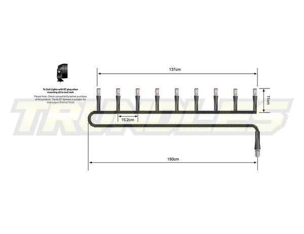 STEDI 9 Plug Array Harness