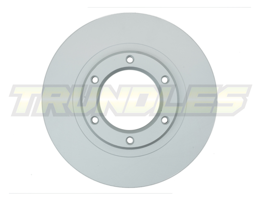 Delios Street Series (Flat Rotor) Front Brake Rotor to suit Toyota Landcruiser Prado 150 Series 2009-2023 (PAIR)