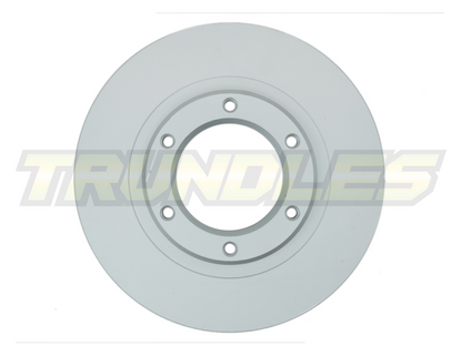Delios Street Series (Flat Rotor) Front Brake Rotor to suit Toyota Landcruiser Prado 150 Series 2009-2023 (PAIR)